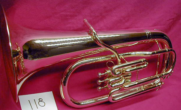 Conn 64I Bb Small Bore Baritone Bell Up 1936