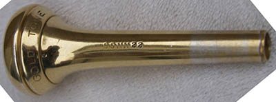 Conn Gold-Tone 22 Trumpet mouthpiece